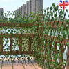 Garden Screening Expanding Trellis Fence Privacy Screen Artificial Ivy Leaves7