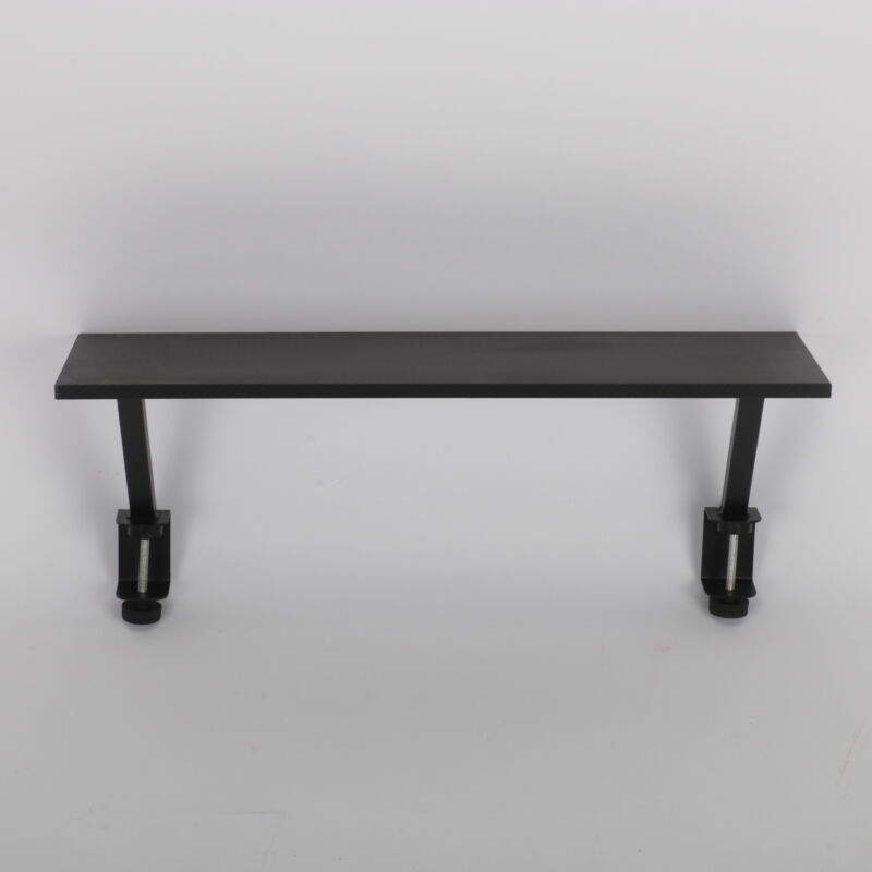 Floating Monitor Riser Desktop Speaker Stand Holder Desk Clamp-on Storage Shelf