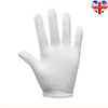 24 Pcs White Gloves, 12 Pairs Soft Cotton Work Gloves, Coin Jewelry Silver UK