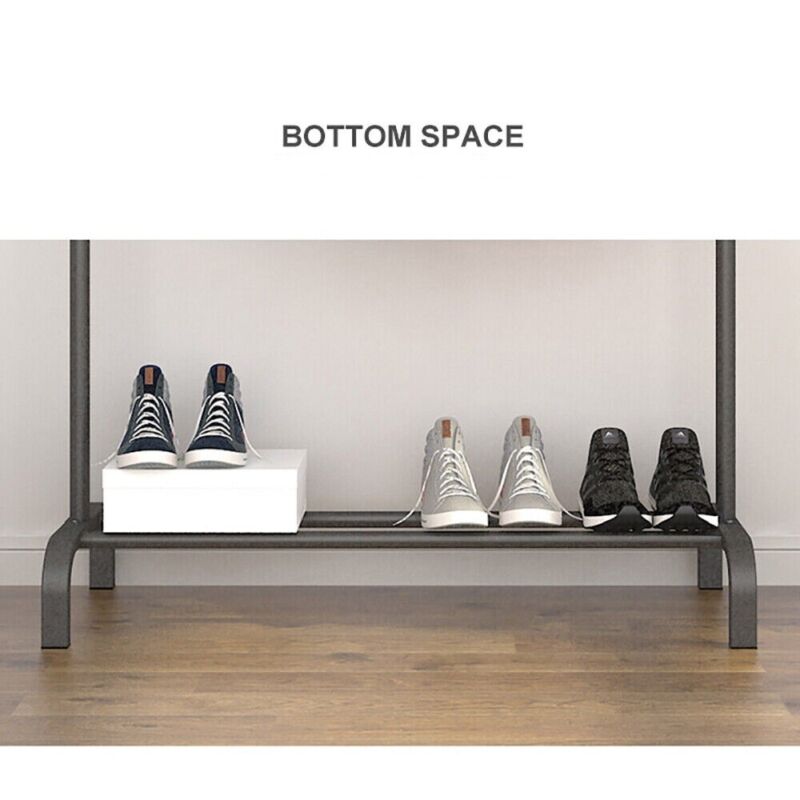 Heavy Duty Clothes Rail Rack Garment Hanging Display Stand Shoes Storage Shelf