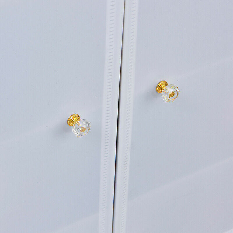 6 Tiers Shoe Rack Cube 3 doors DIY Cupboard Storage Cabinet Unit Organiser Home