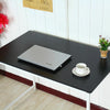 Modern Black Wooden Computer Desk Laptop PC Study Table Home Office Workstation