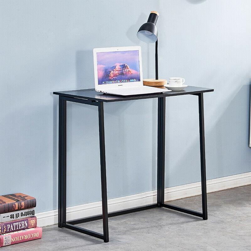 Computer Desk PC Laptop Table Office Desk Folding Portable Workstation Black BN