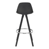 1x Bar Stools Faux Leather Upholstered Seat High Counter Barstool Pub Cafe Club