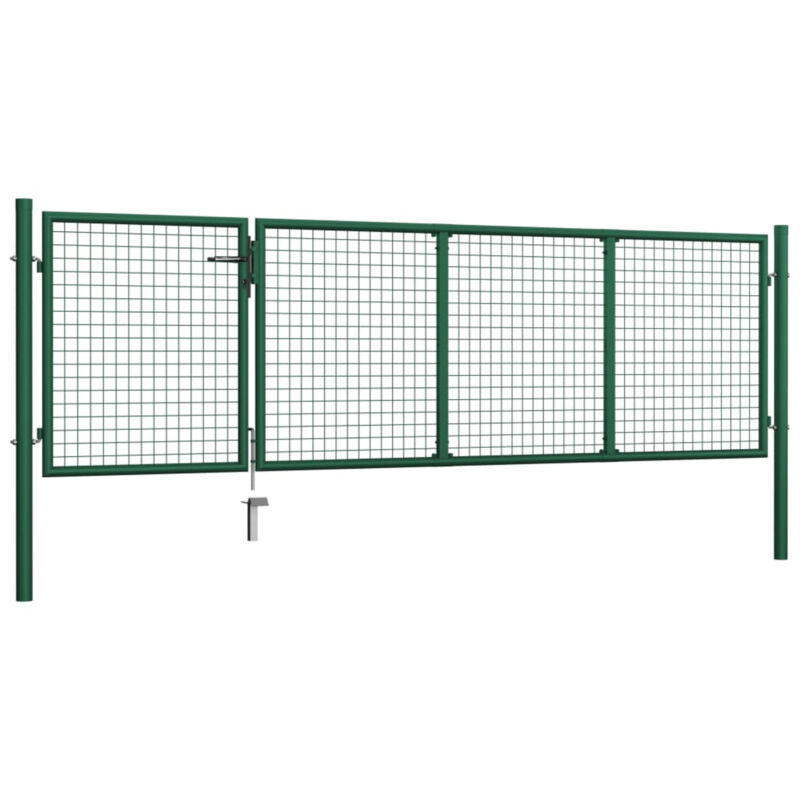 Garden Gate Steel 350x100 Green R5G8