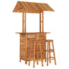 3 Piece Garden Bar Set Solid Wood Acacia K7F0