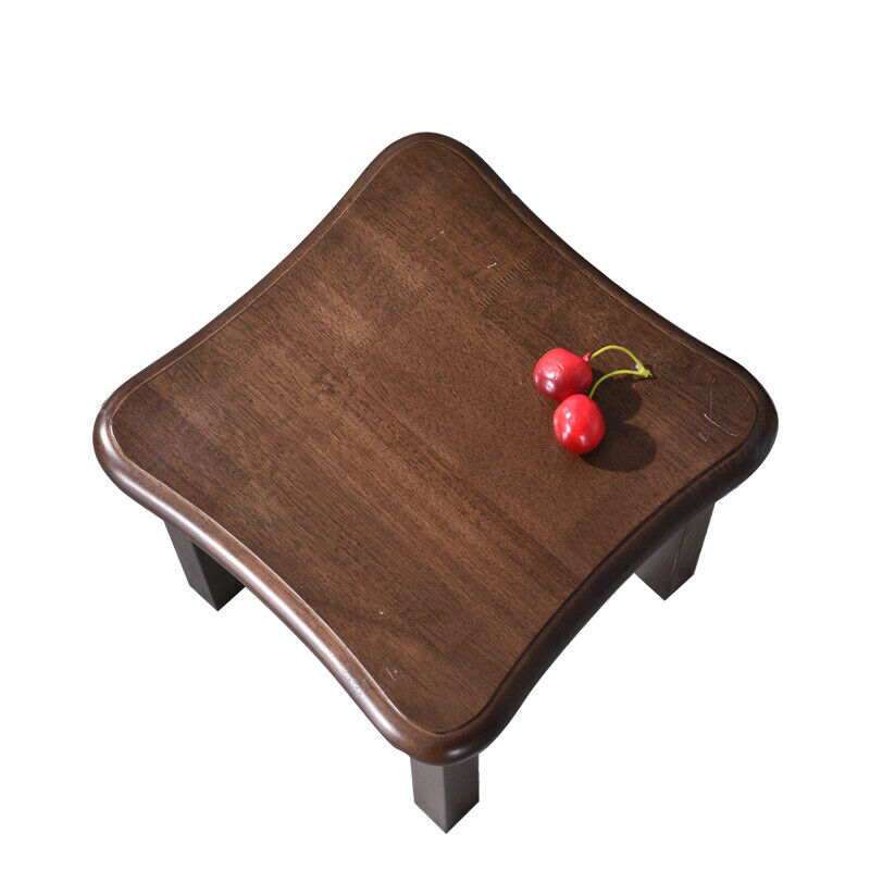 Small Wood Stool Footstool Change Shoe Bench Multi-function Square Mini Stools