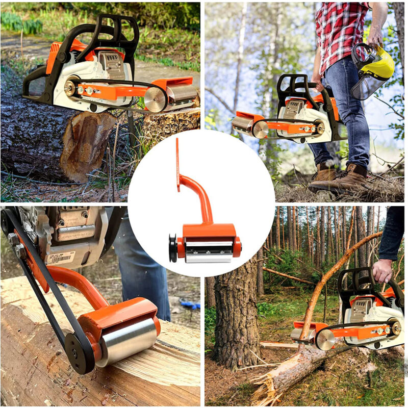 LAJIAOZ Orange Log Peeler - Log Debarking Tool As Chainsaw