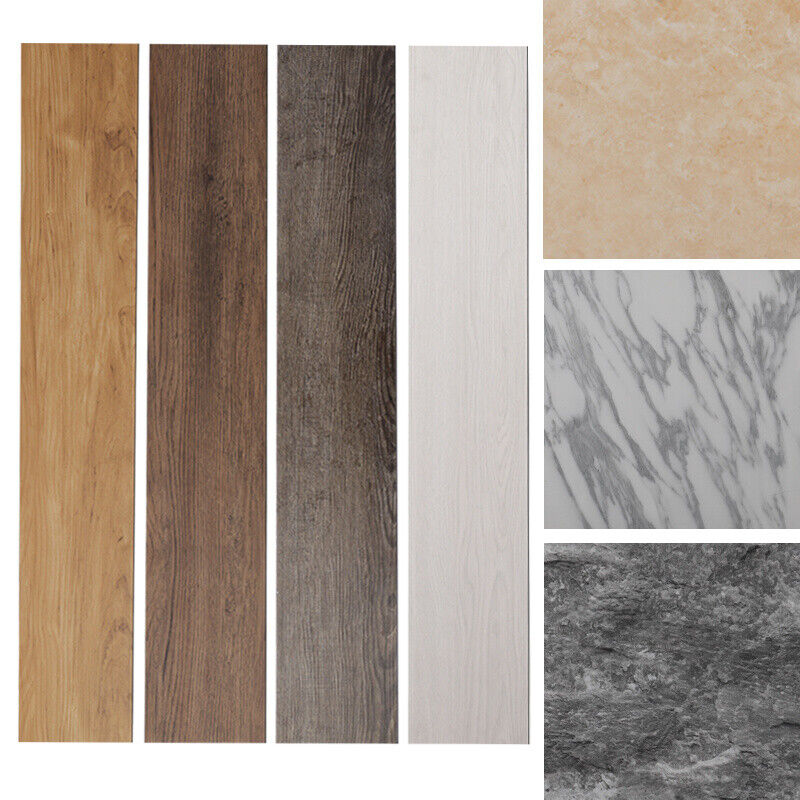 36pcs Self adhesive Wooden Pattern Floor Tile PVC Flooring Planks Living Room