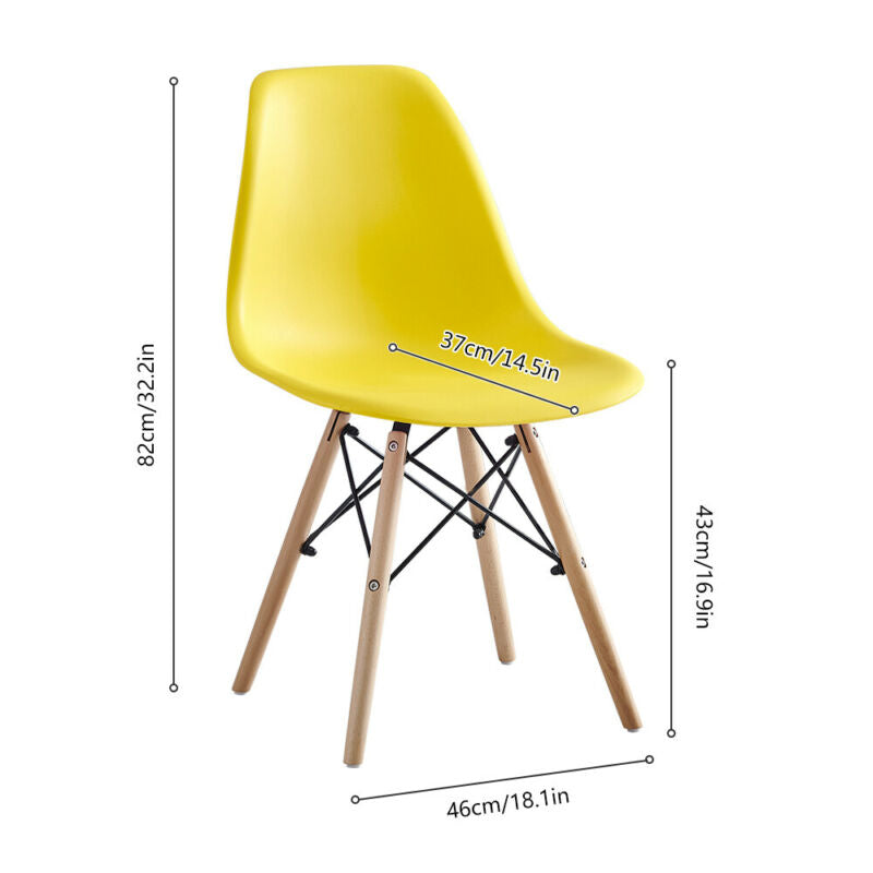 Set of 4 Eiffel Dining Chairs Lounge Chairs Side Chairs Home Office Dining Room