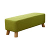Linen Fabric Footstool Foot Rest Stool Pouffe Ottoman Seat Living Room Furniture