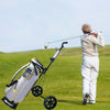 3 Wheel Golf Trolley - Manual Push / Pull Golf Cart Bag Holder Trolley (No Bag)