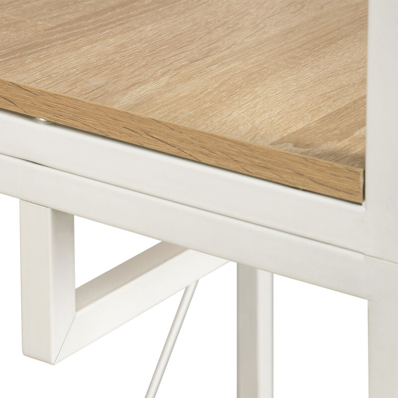 Clothes Rail Rack w/ 4 Tiers Storage Shelves Garment Dress Hanging Display Rack