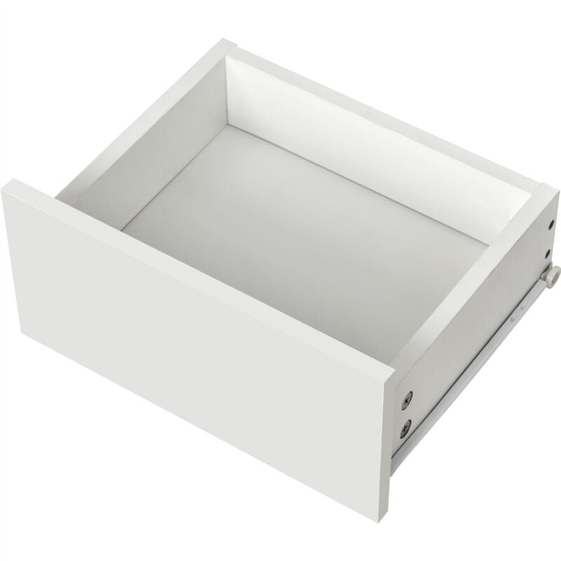 Modern Coffee Table with 2 Drawers LED High Gloss Living Room Table Furniture ML