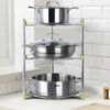 3/5 Tier Pot Storage Rack Pan Stand Saucepan Holder Kitchen Cookware Organiser