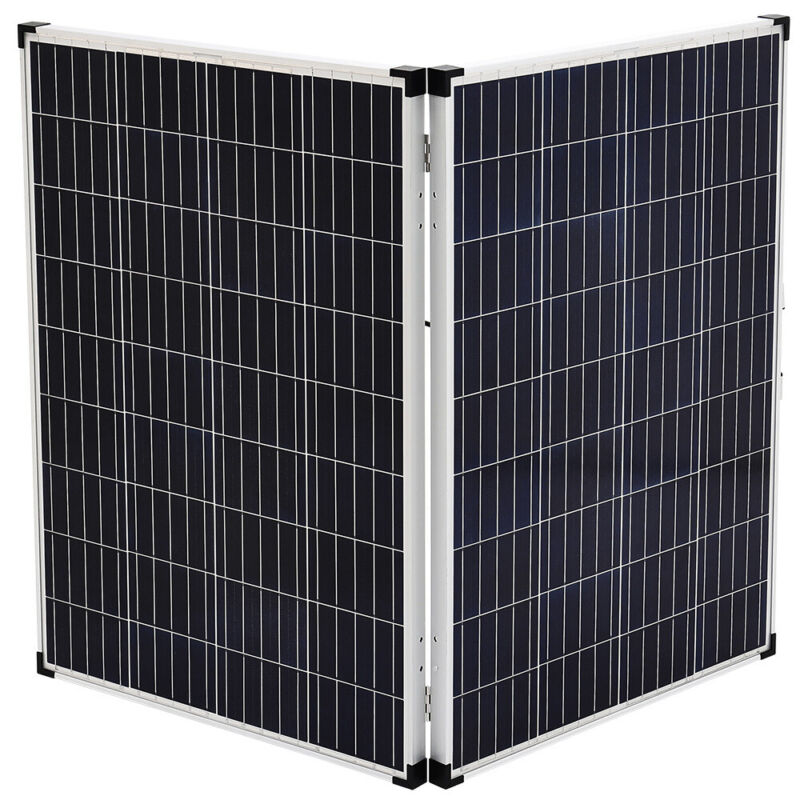 160w 12v Foldable Solar Panel With Controller Kit Camping/Caravan/Power Station