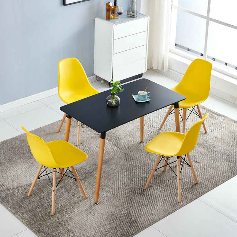 Set of 4 Eiffel Dining Chairs Lounge Chairs Side Chairs Home Office Dining Room