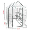 Greenhouse Garden Grow House PE Outdoor Green Steeple House w/ Shelf Plant Tent
