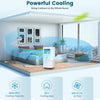 4 in 1 Portable Air Conditioner 8,000 BTU WiFi Enabled AC Unit Remote Control