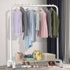 Heavy Duty Clothes Rail Rack Garment Hanging Display Stand Shelves Shoes Storage