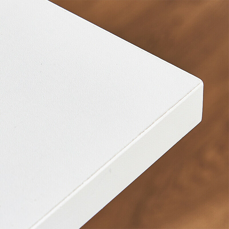 3 Tiers Bookshelf Bookcase Industrial Display Unit Storage Unit White Livingroom