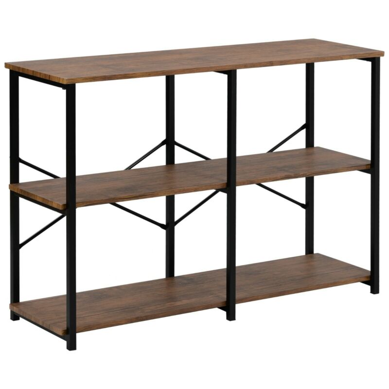 Console Table,3-Tier Console Sofa Table, Industrial Foyer Table for Living Room