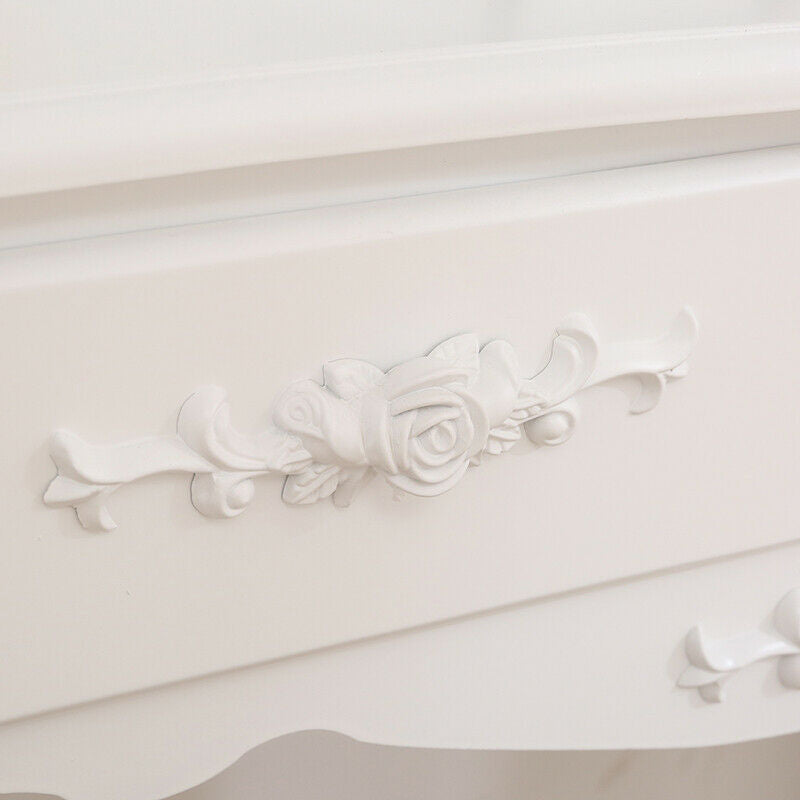 Modern Dressing Table Vanity Table Makeup Desk Dresser Set Home Bedroom Woman BN