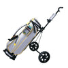 3 Wheel Golf Trolley - Manual Push / Pull Golf Cart Bag Holder Trolley (No Bag)