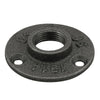 1-150x BSP Malleable Iron Pipe Fittings Wall Mount Floor Flange 1/2" 3/4" 1" UK