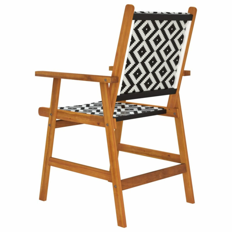 Garden Chairs 6 pcs Solid Acacia Wood S5M4
