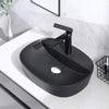 MULTI SHAPE BATHROOM CLOAKROOM COUNTERTOP CERAMIC BASIN SINK & POP UP WASTE SETS