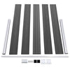 Fence Panel Set WPC 353x105 Black O9W6