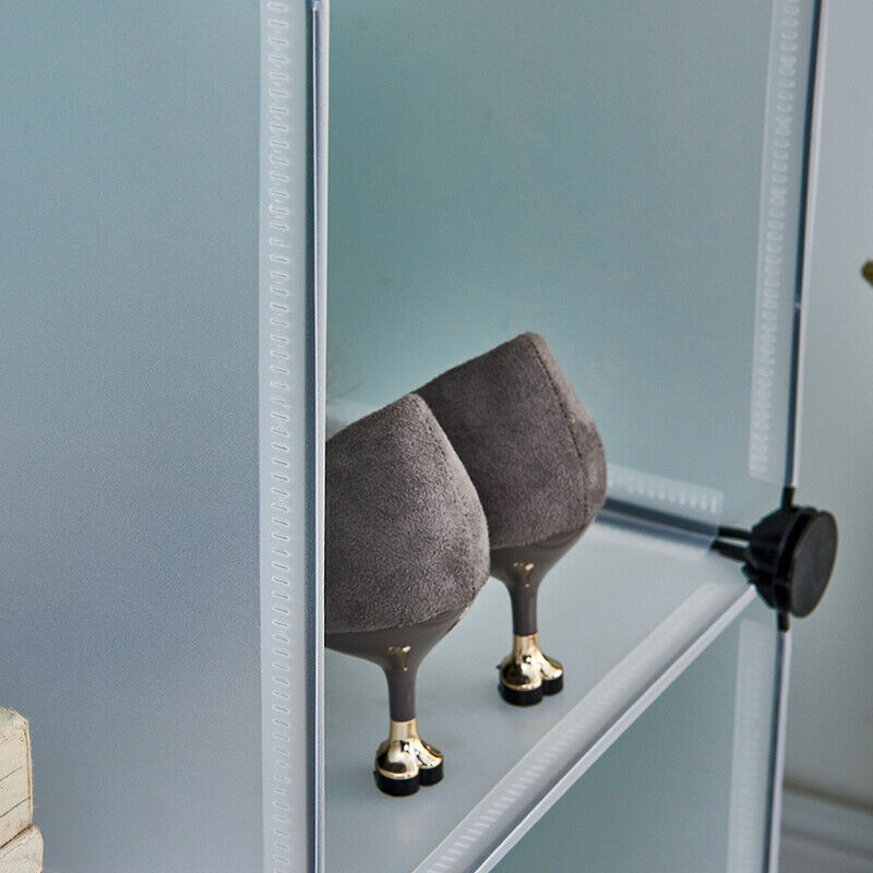 6 Cubes DIY Modular Open Storage Organizer Clothes Wardrobe Rack Shelf Cabinet