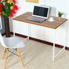 Computer Laptop Table Desk Wood Top Study Office Home Workstation Black/White