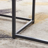 Nest of 3 Industrial Coffee Table and 2 Stools Set Living Room Office Lounge BN