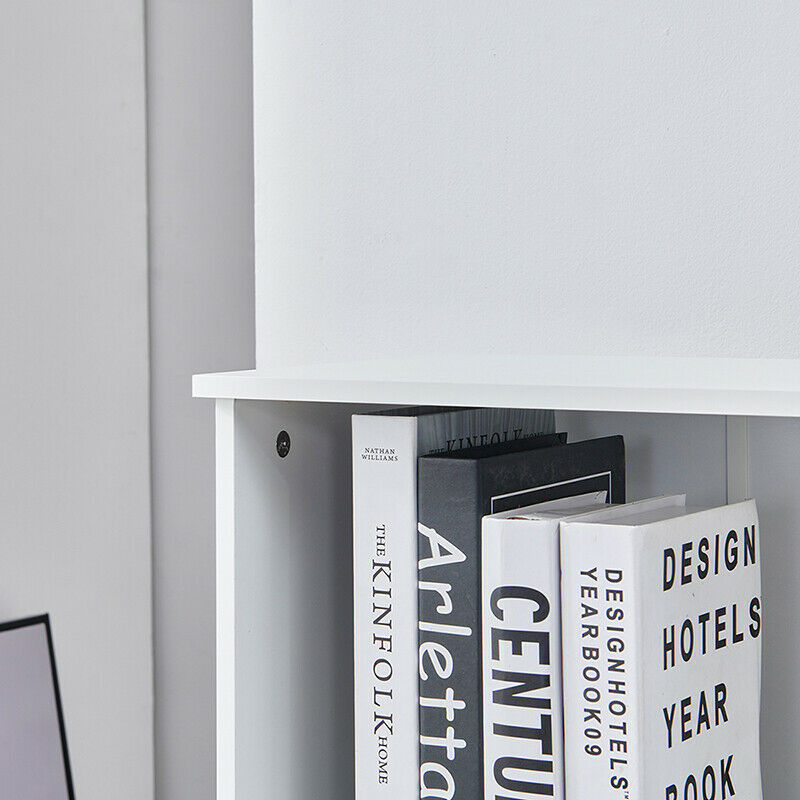 Storage Cabinet Display Unit with Door Shelf White Home Living Room Hallway BN