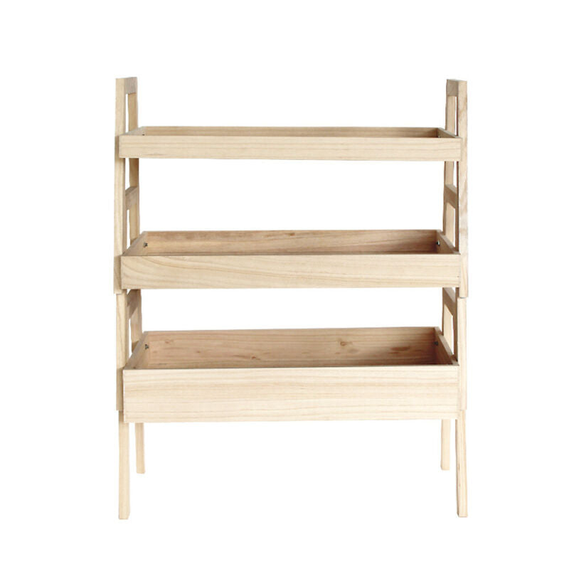 3 Tiers Storage Rack Shelf Flower Stand Toy Storage Bedroom Living Room Hallway