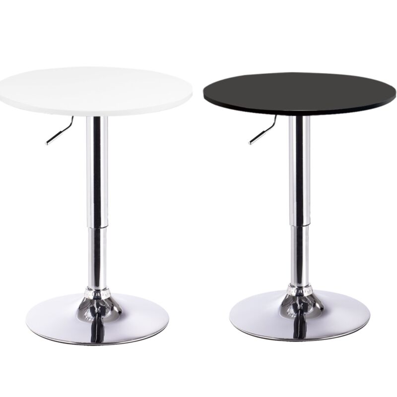 Bar Table Height Adjustable Counter Table 360° Swivel Dining Desk Pub Cafe Bar