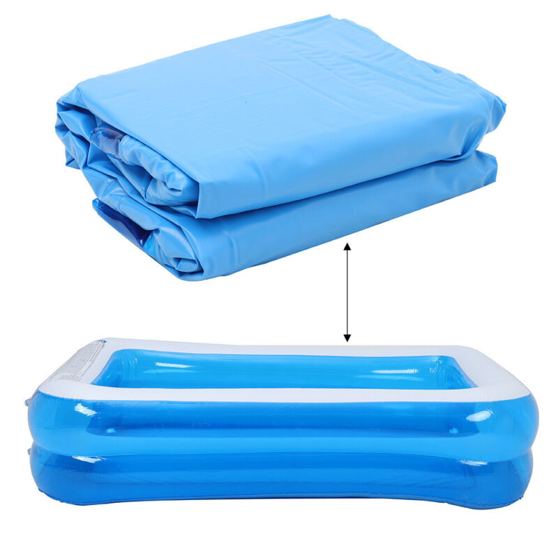 3M Large Round Summer Inflatable Swimming Pool Garden Family Kids Paddling Pools