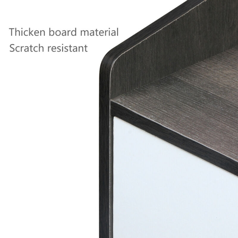 Sideboard 4 Doors 1 Drawer Cupboard Storage Cabinet Home Living Room Hallway BN