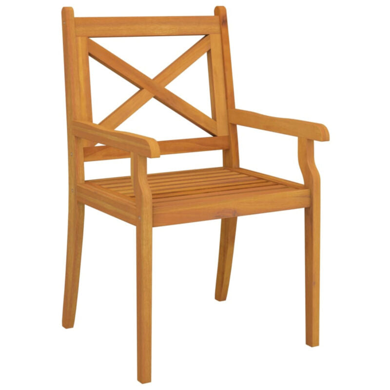 5 Piece Garden Dining Set Solid Wood Acacia W4C7