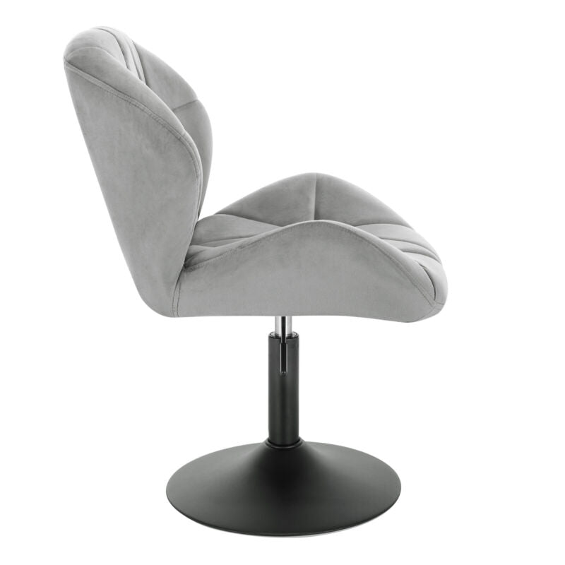 1/2x Bar Stool Adjustable Height Swivel Barstool Kitchen Pub Home Velvet Chair