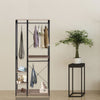 Clothes Rail Rack Garment Dress Hanging Display Stand Shelf w/ Storage Shelving