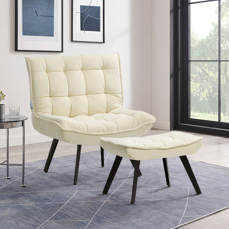 Tufted back deals accent chair