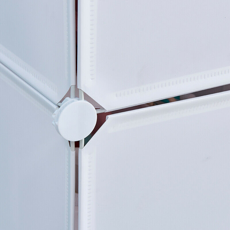 12 Cube DIY White Cabinet Cupbpard Shoe Storage Organizer Shoe Shelf Holder Home