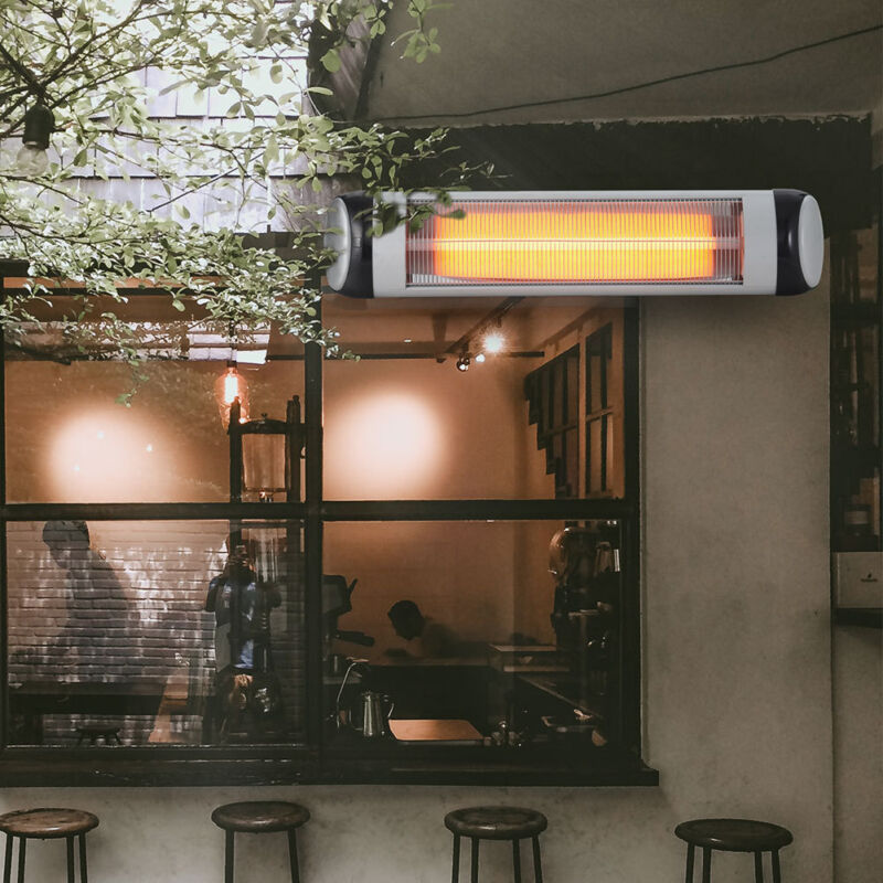 2500W Outdoor Garden Hanging Electric Patio Heater Indoor Warmer Manual switch