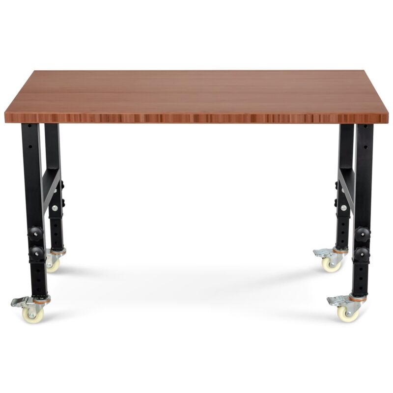 Heavy duty clearance adjustable work table