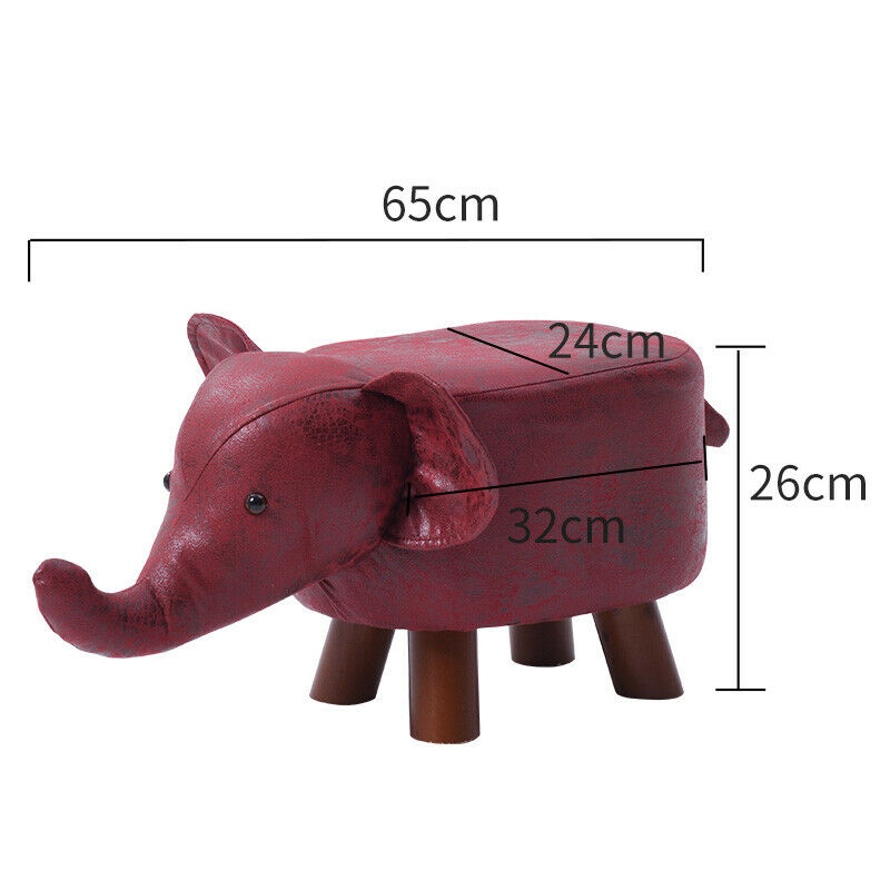 Animal Shape Ottomans Footstools Padded Cushion Rest Seat Footstool Pouffe Stool