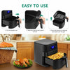 Air Fryer 5.5L Healthy Digital Frying Cooker Low Fat Oil Free Kitchen Oven 1700W