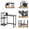 Computer Desk Home Office Study PC Writing Table Workstation Shelf Furniture UK